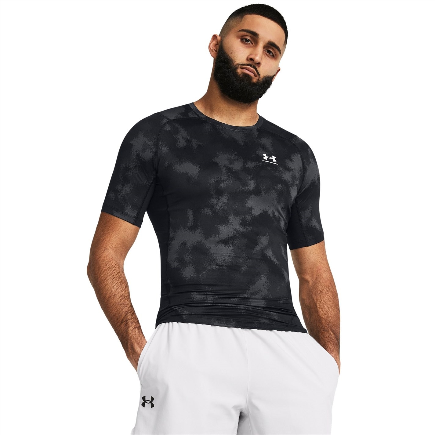 Under Armour HeatGearr Printed Short Sleeve Mens