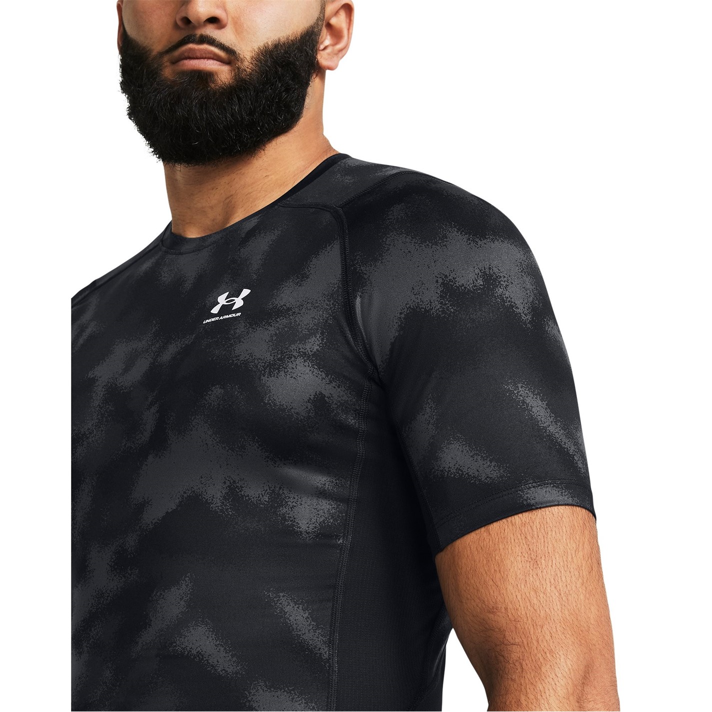 Under Armour HeatGearr Printed Short Sleeve Mens