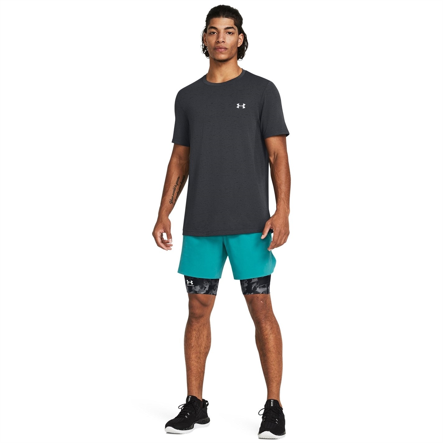 Under Armour HG IsoChill Prtd Lg Sts